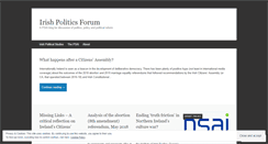 Desktop Screenshot of politicalreform.ie