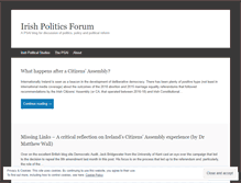 Tablet Screenshot of politicalreform.ie